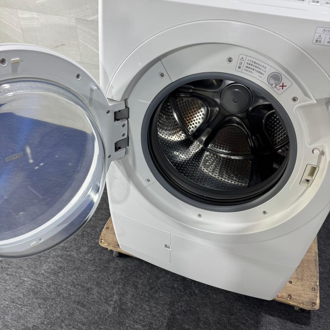 HITACHI ドラム式洗濯機 12kg 清掃済み 大容量 左開き d5252