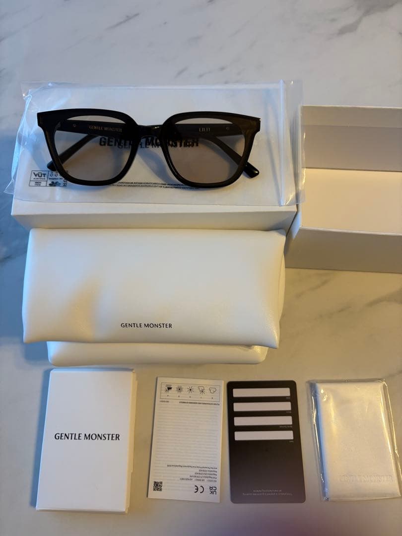 GENTLE MONSTER スクエアサングラス LILIT 茶色