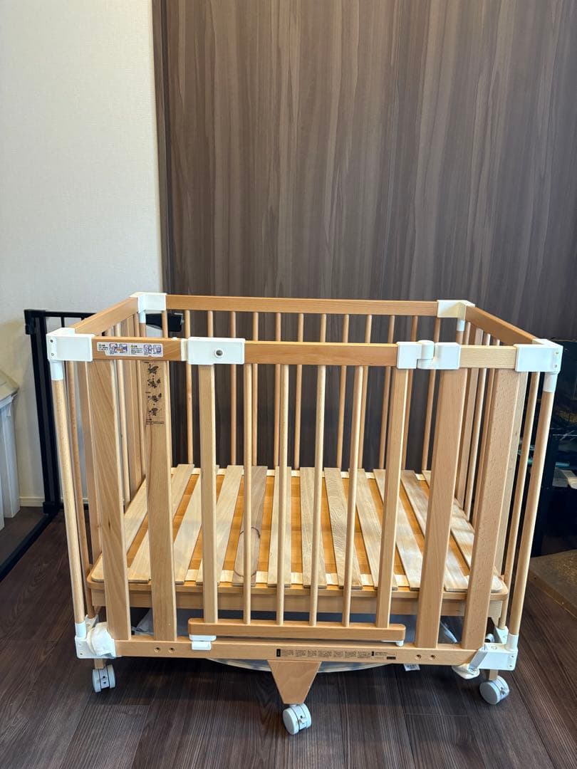 【3点セット】farskaファルスカ ベビーベッド/マルチネット/ベビーアラーム