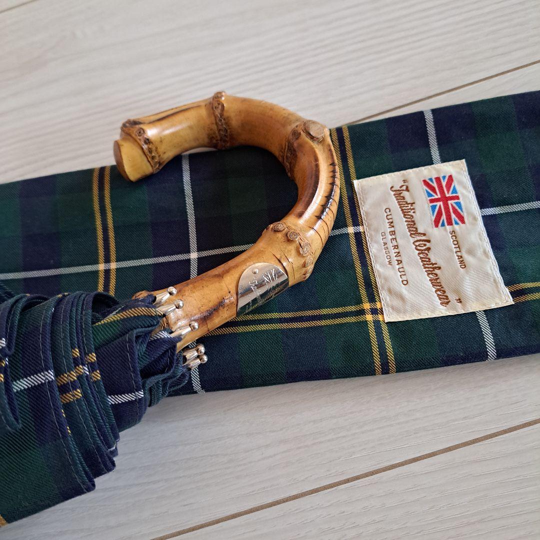 【美品】トラディショナルウェザーウェア　晴雨兼用折り畳み傘