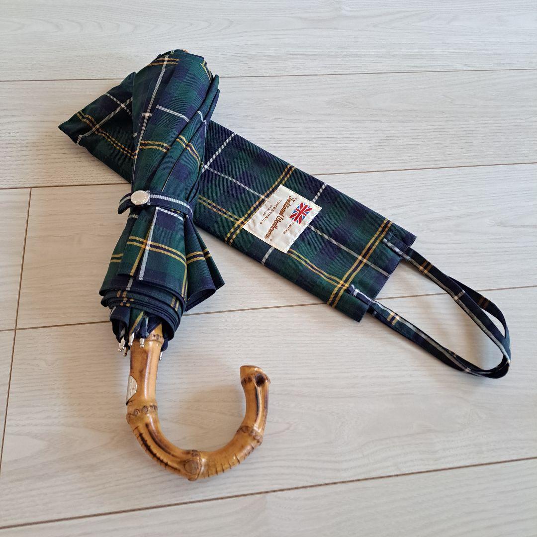 【美品】トラディショナルウェザーウェア　晴雨兼用折り畳み傘