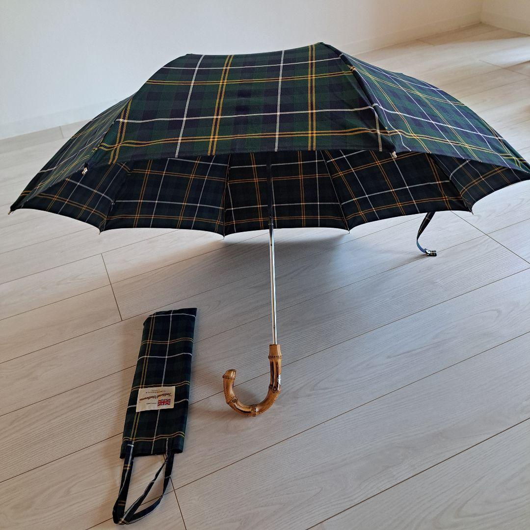【美品】トラディショナルウェザーウェア　晴雨兼用折り畳み傘