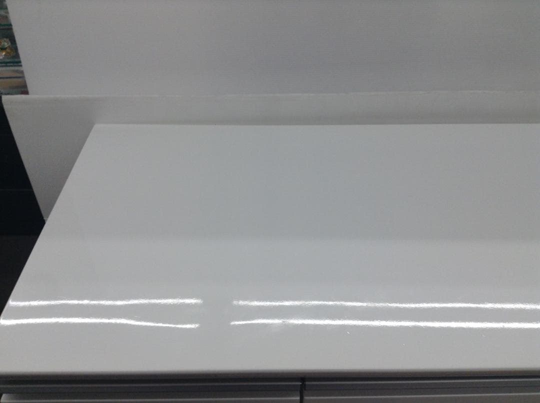 ニトリキッチンカウンター(レジューム 150QL-R WH) 清掃済み