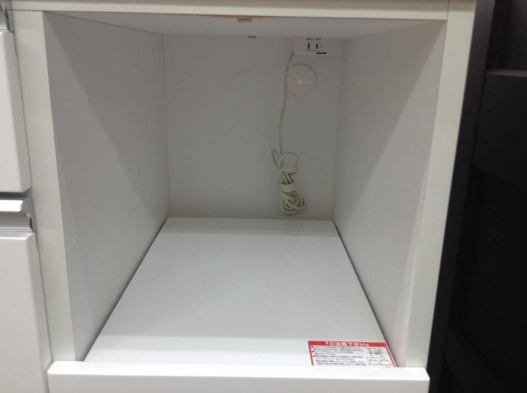 ニトリキッチンカウンター(レジューム 150QL-R WH) 清掃済み