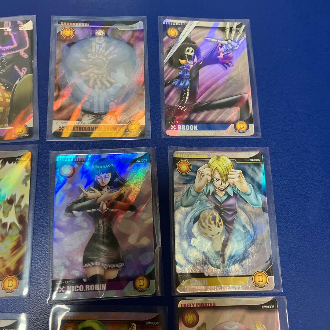 非売品希少　ワンピース ウォンテッドカード ホロ12枚セットキラ　カードダス