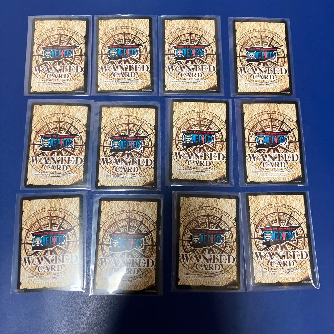 非売品希少　ワンピース ウォンテッドカード ホロ12枚セットキラ　カードダス
