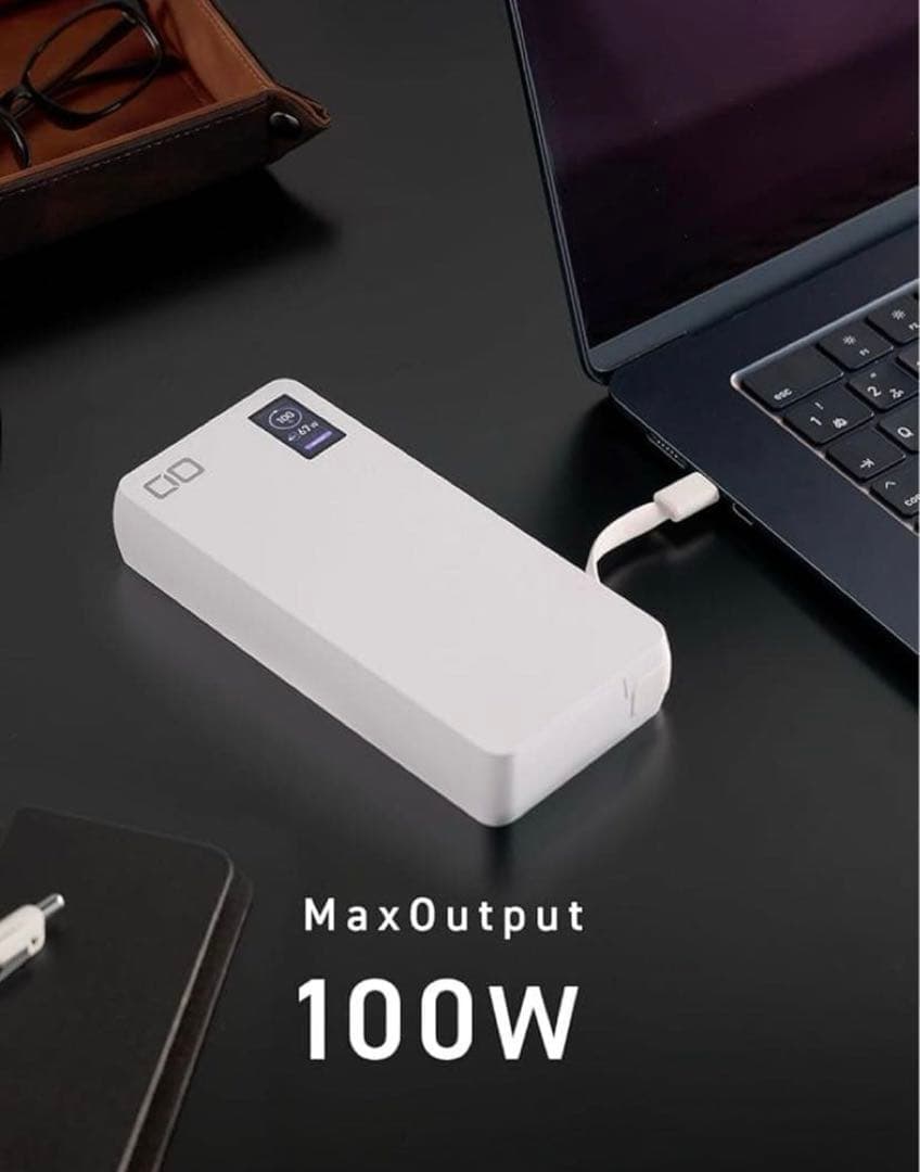 【新品】モバイルバッテリー 100W 20000mAh SMARTCOBY