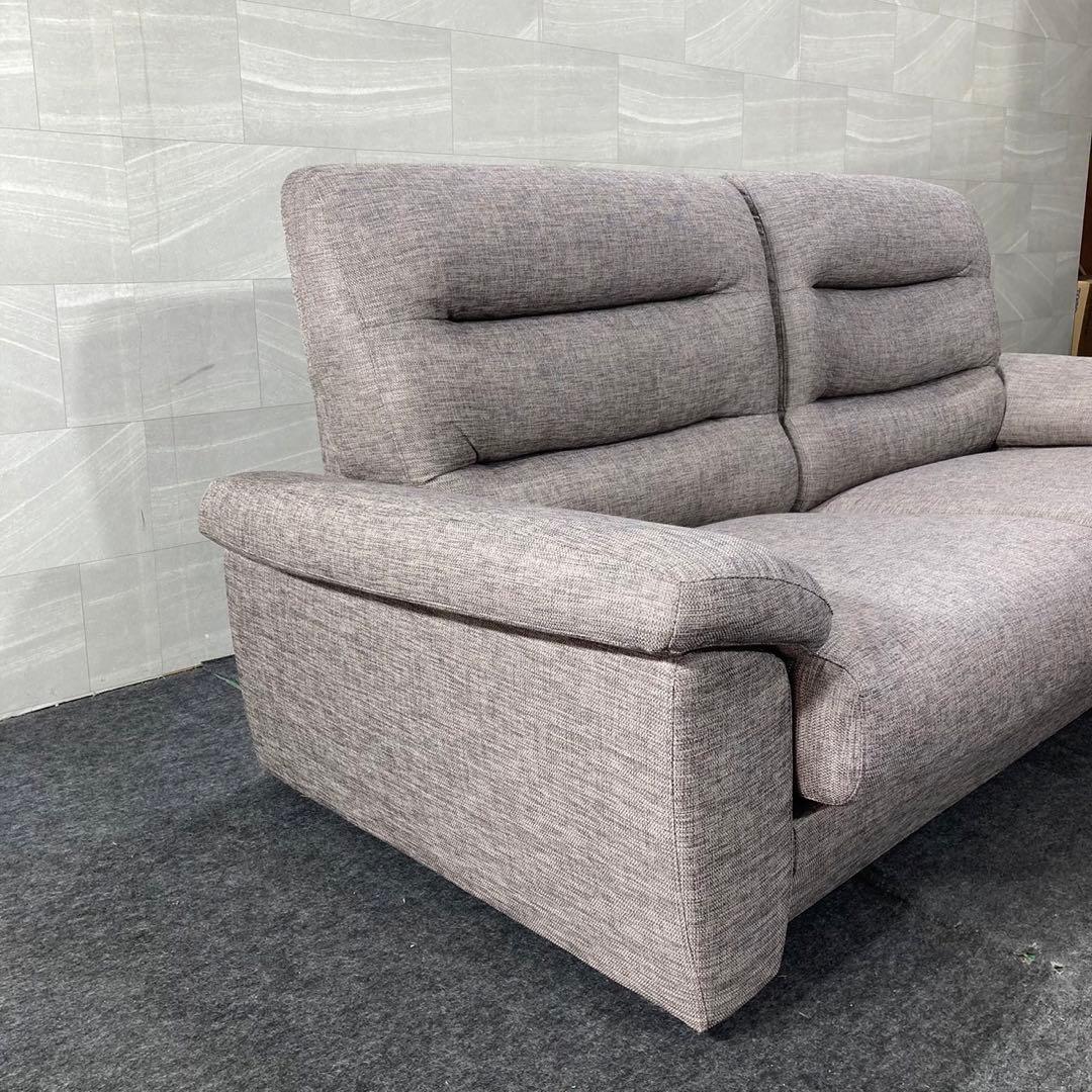 ニトリ ソファ Nポケット 布張り 3人がけ 格安 お買い得 d4893