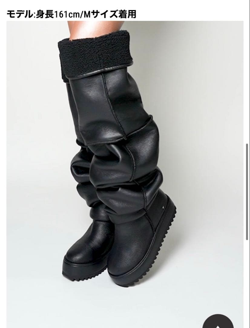 靴 YELLO JACOB LOOSE FIT LONG BOOTS