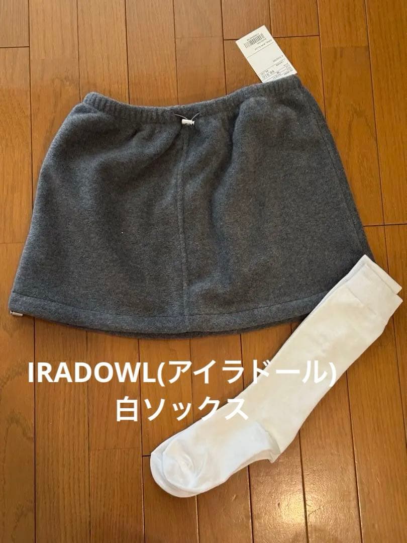 CANAL JEAN☆El marフリースミニスカート/靴下SET 新品✨