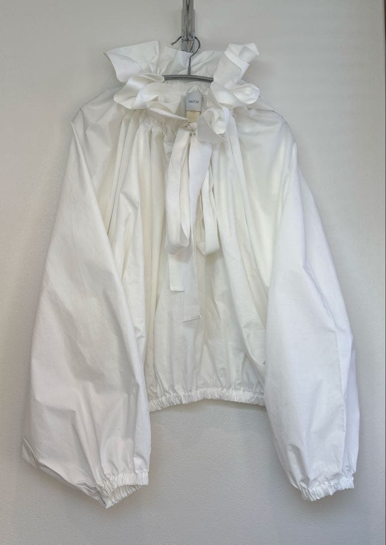 Patou パトゥ Iconic ドローストリングトップ36 ホワイト