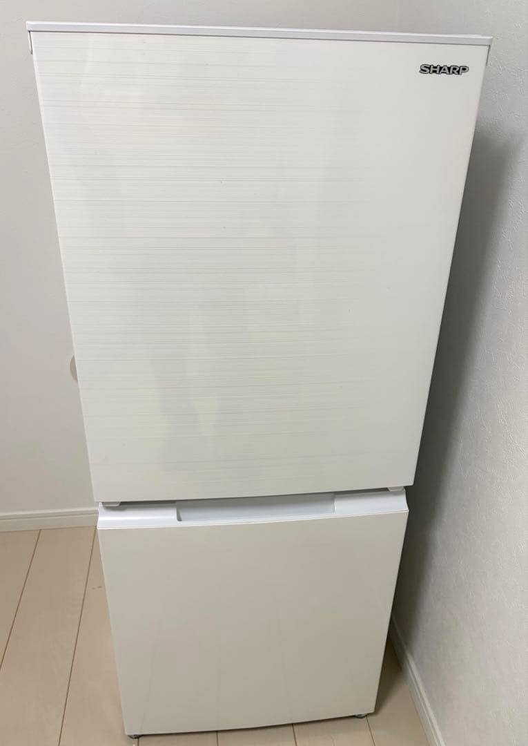 【美品】シャープ 冷蔵庫 152L SJ-D15G-W 一人暮らし 動作確認済