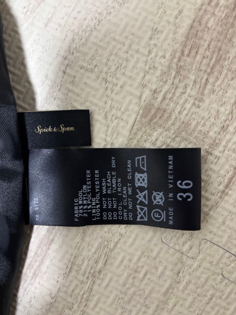 Spick and Span メルトン Aラインミニスカート　サイズ36