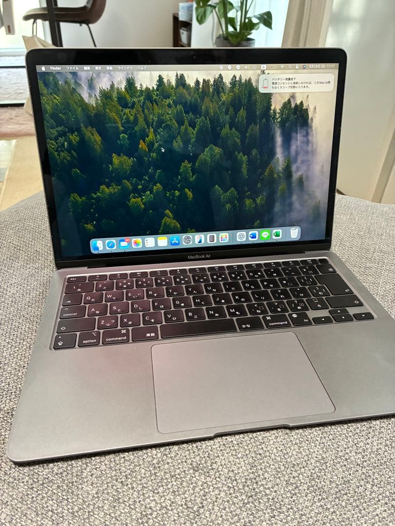 Apple MacBook Air 13インチ M1 スペースグレー