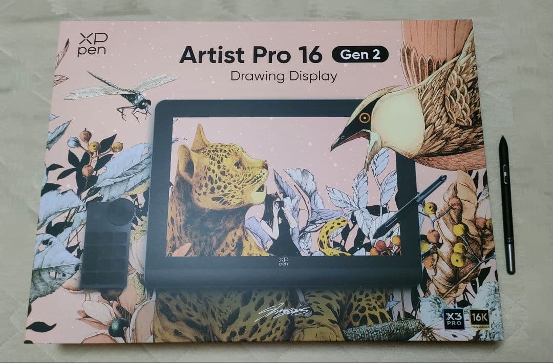 XP-Pen Artist Pro16 Gen2+スリムペン（替え芯付）