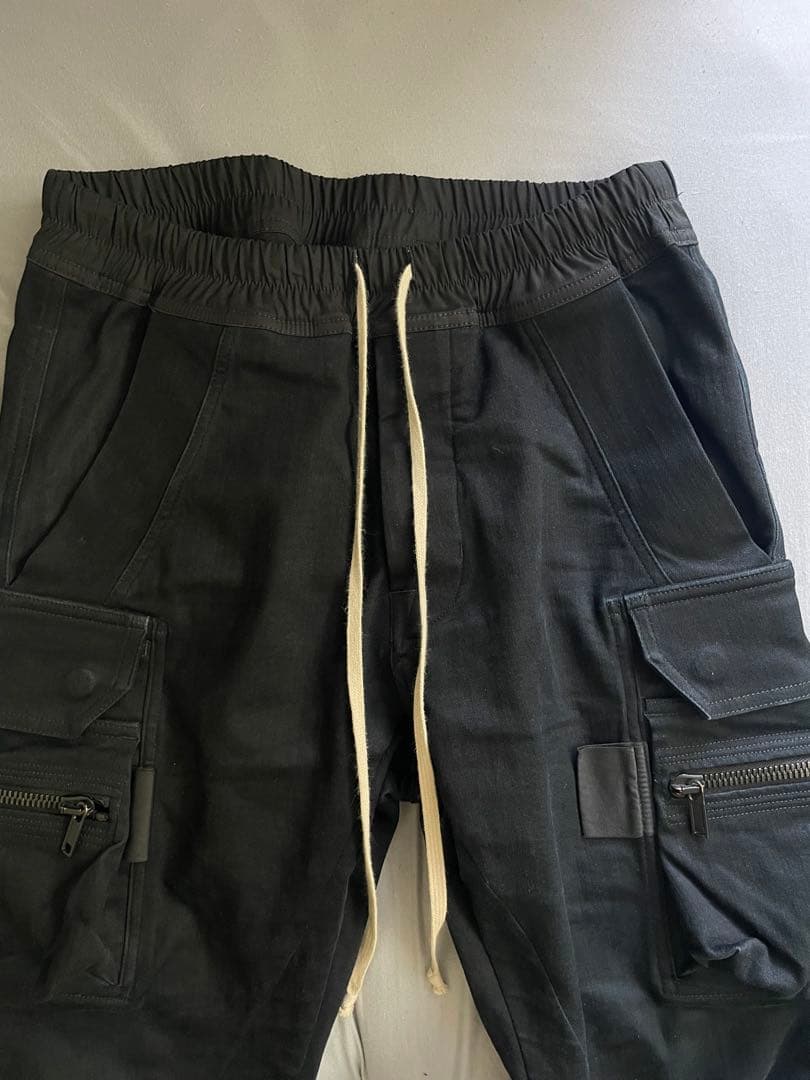 美品　rick owens カーゴパンツ　リックオウエンス 40 ブラック