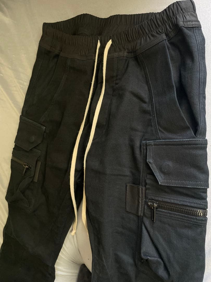 美品　rick owens カーゴパンツ　リックオウエンス 40 ブラック