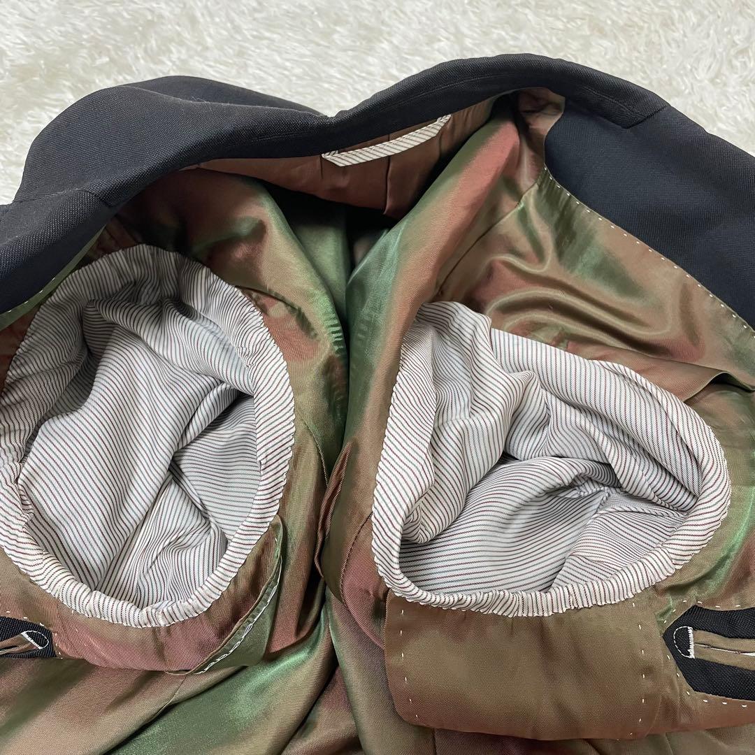 【ザスーツカンパニー】ビジネススーツ スーパー140ウール スリーピース　黒