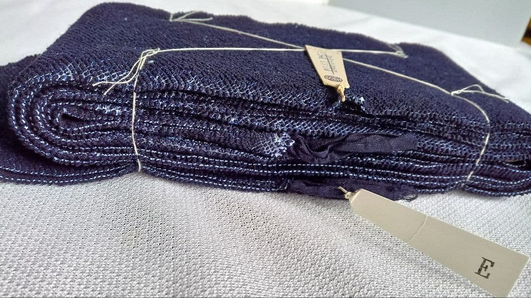 本場有松鳴海手絞り　総鹿の子絞り浴衣地反物ふ