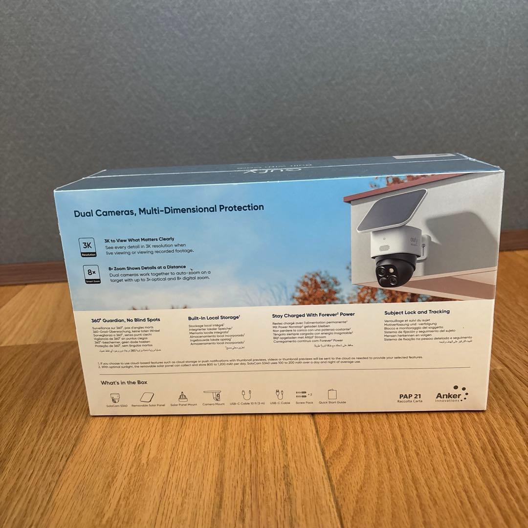 eufy Security SoloCam S340 Anker防犯カメラ