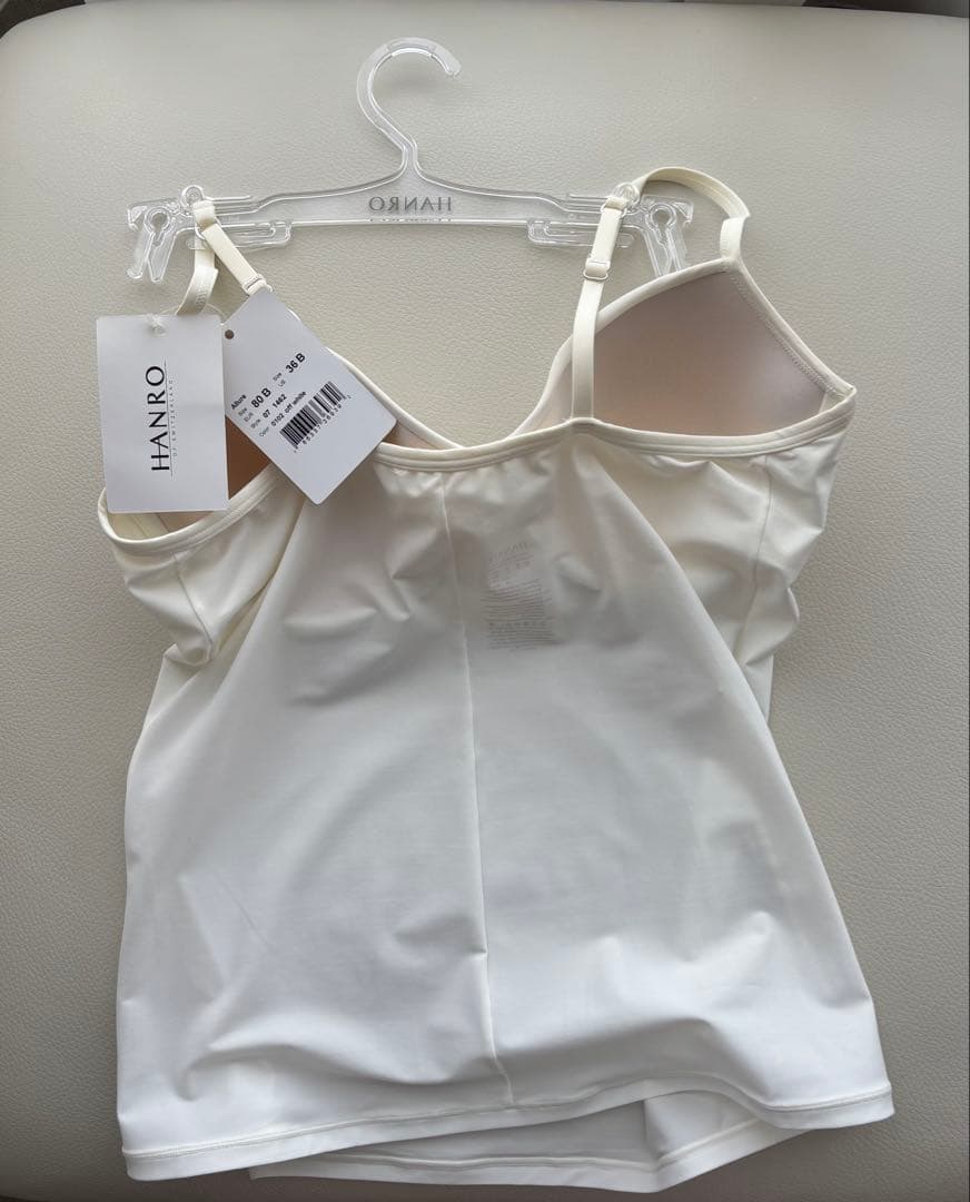 Hanro ハンロカップ付キャミソール80B 新品・未使用 ALLURE