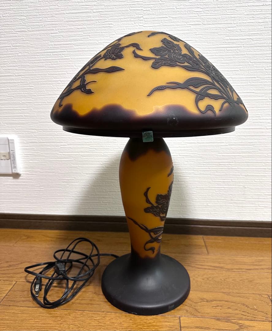 アンティークランプ　スイッチ、２灯式　通電確認済