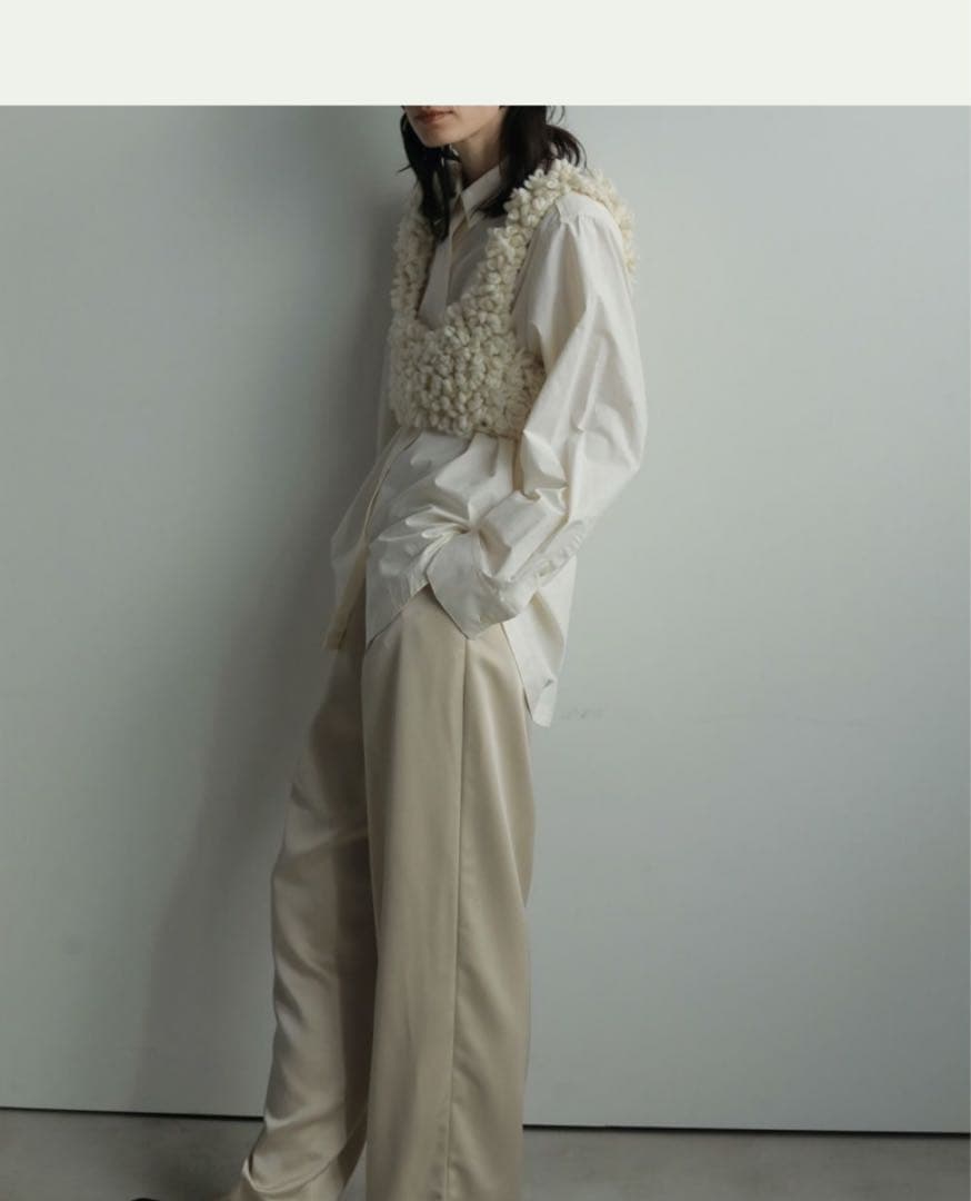 anuke アンヌーク Loop Knit Vest