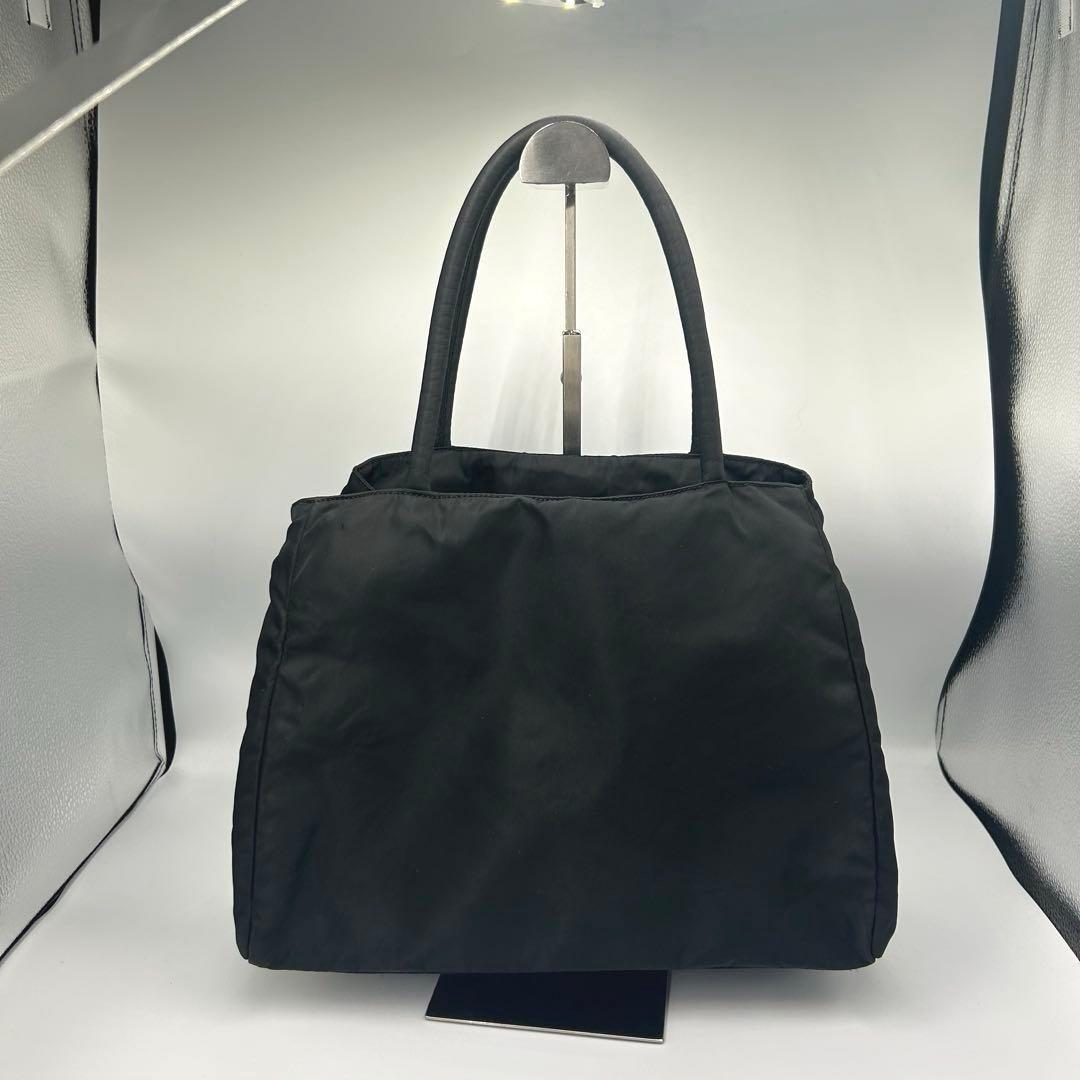 人気❣️PRADA プラダ ナイロン ハンドバッグ 三角ロゴ テスート　ブラック