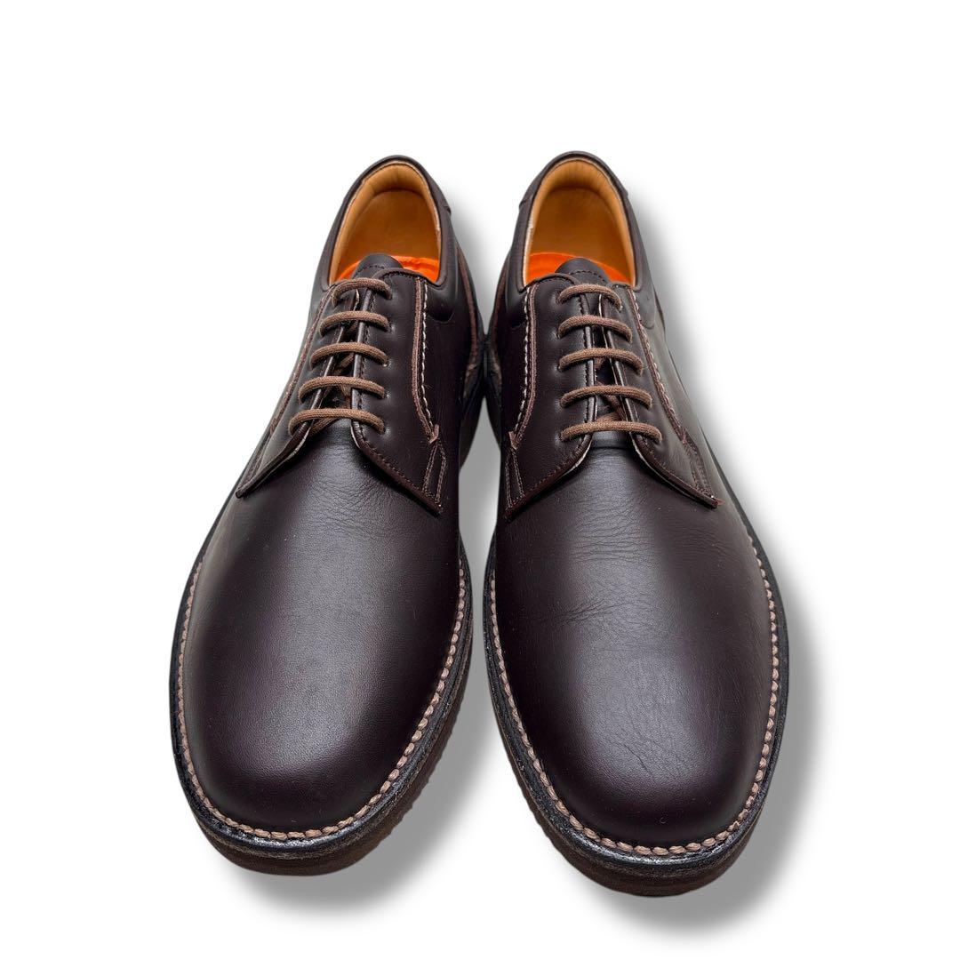 未使用■REGAL WALKER【26.0】本革 革靴 プレーントゥ ブラウン