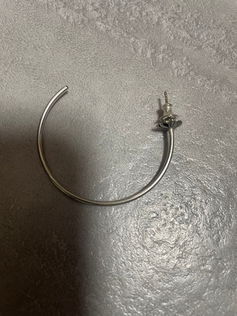 新品！クロムハーツ Chrome Hearts　 フープ ピアス シルバー