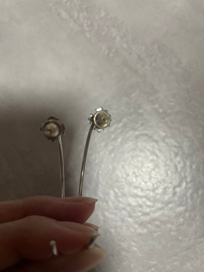 新品！クロムハーツ Chrome Hearts　 フープ ピアス シルバー