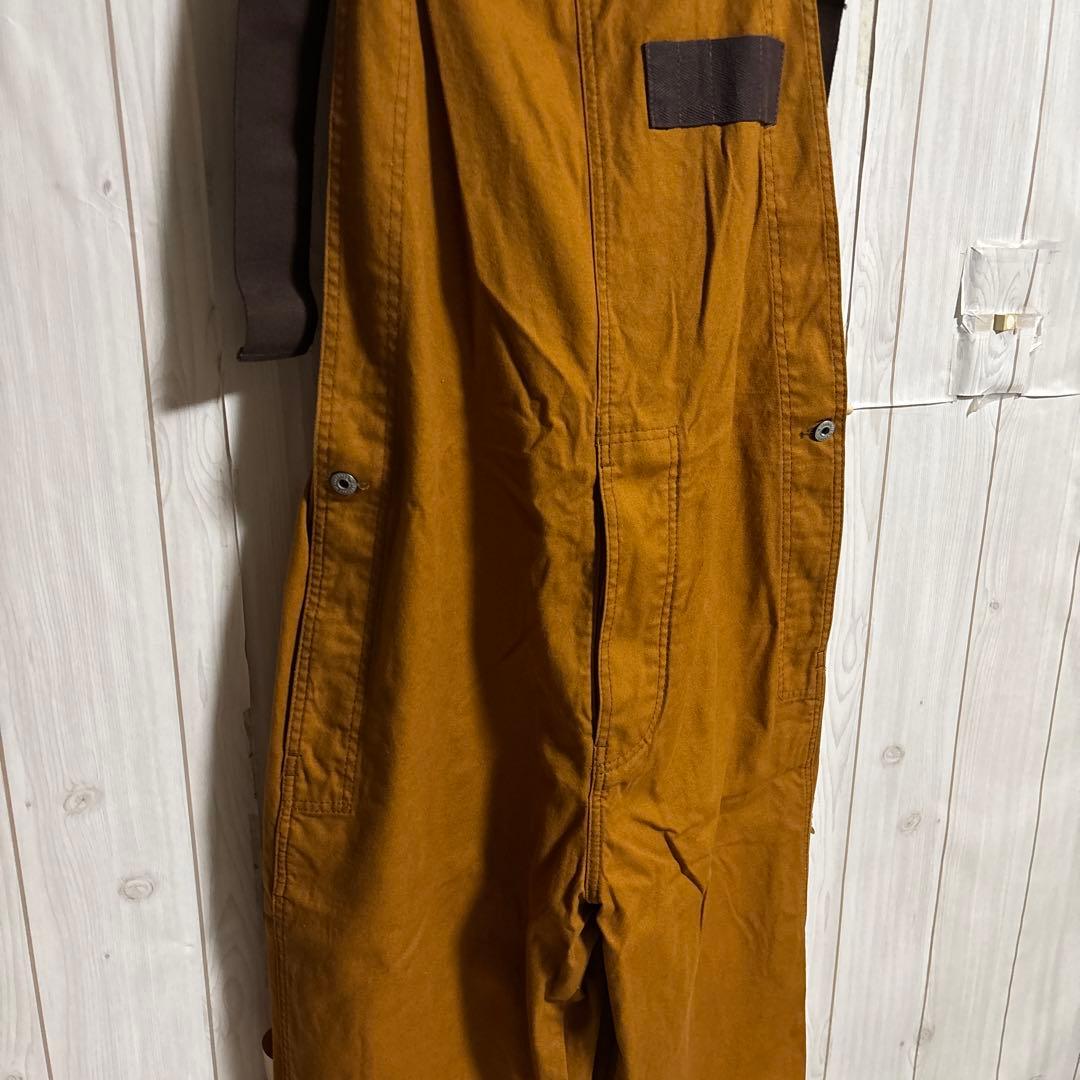 極上JOHNBULLワークオーバーオールパンツ日本製ミリタリーサロペット製品染め