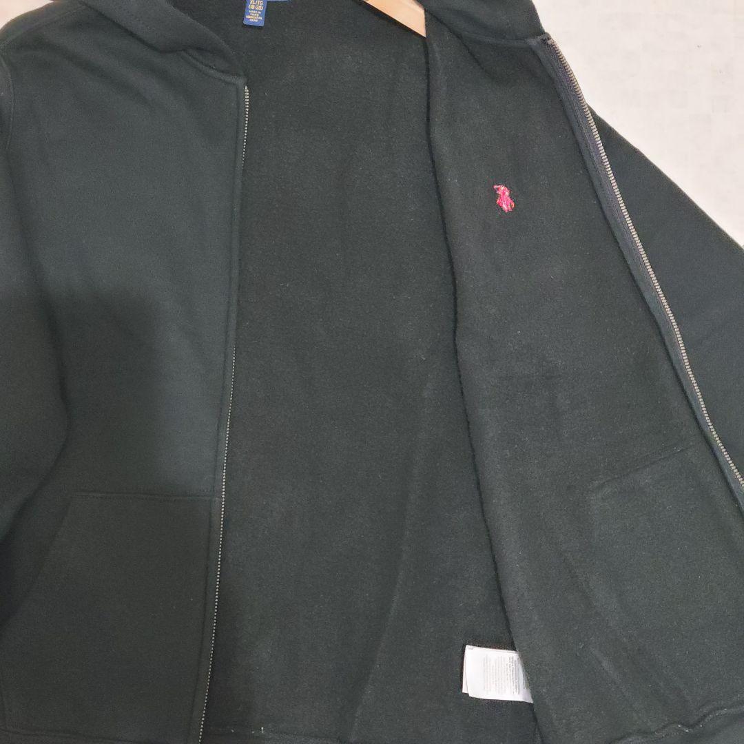 POLO RALPH LAUREN　ジップアップ　パーカー　黒　レディース　XL