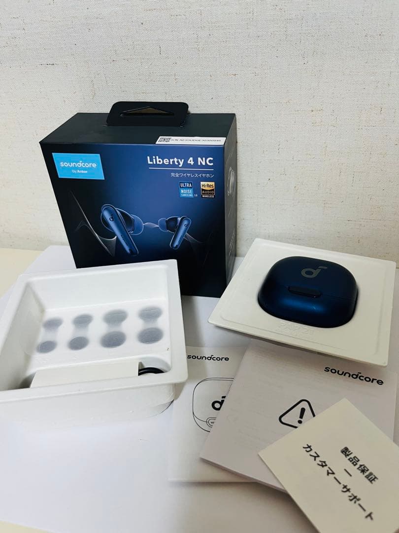 ☆美品★Anker Soundcore Liberty4NC［ネイビー］