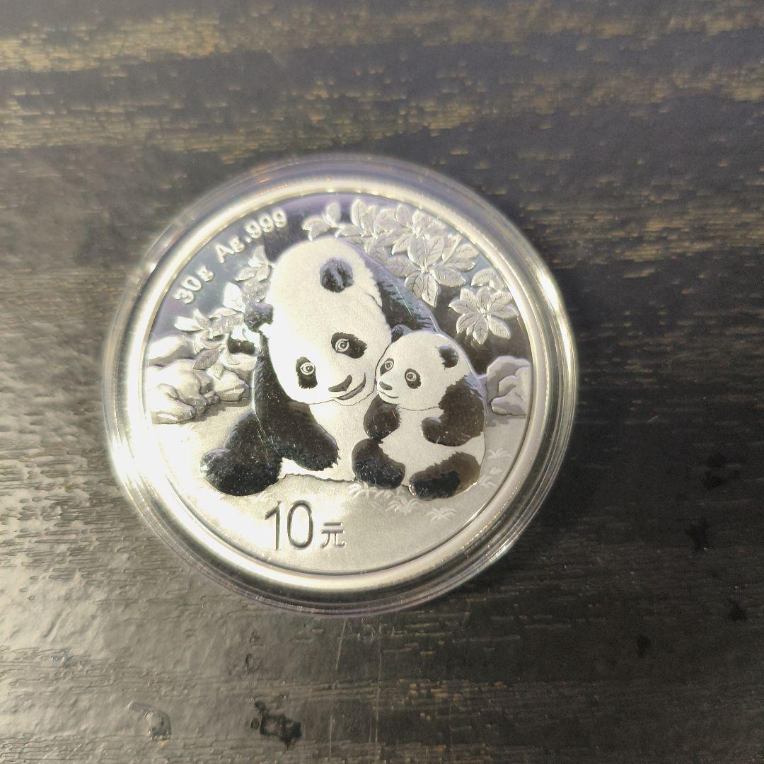 2024年 純銀 パンダ銀貨 30g 中国 10元 シルバー