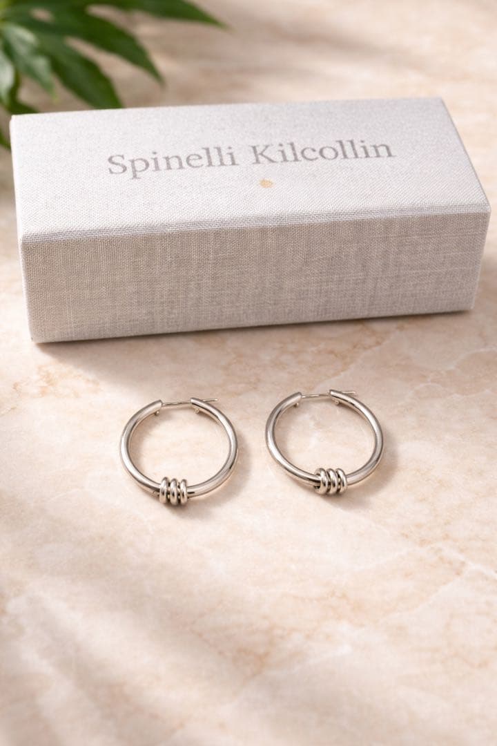 Spinelli Kilcollin シルバー フープピアス（両耳用）