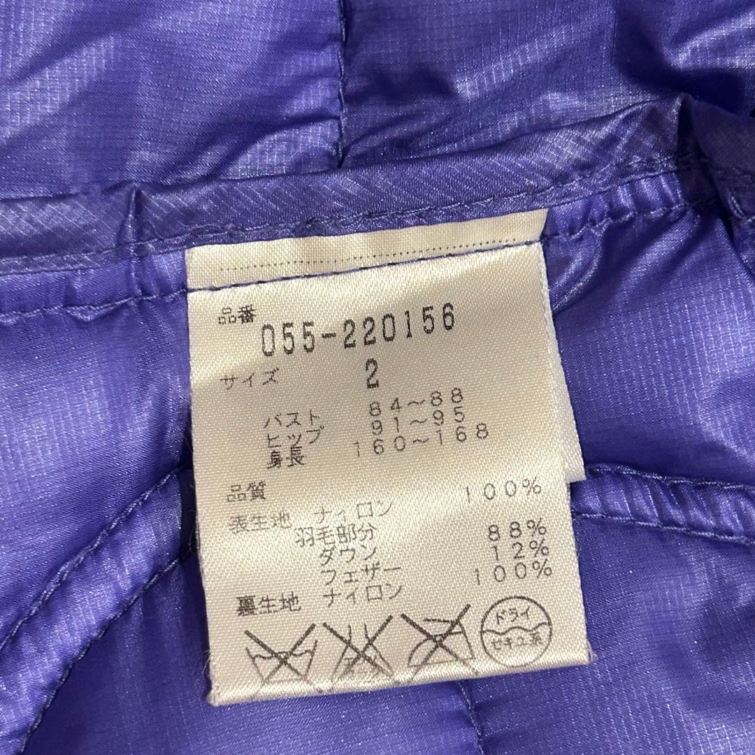 PEARLY GATES 2WAYダウンジャケット パープル系 サイズ2
