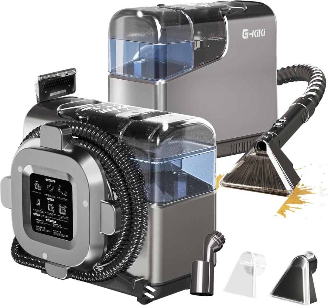 スチームクリーナー 100℃ 音声ガイド 19000Pa 超強吸引力