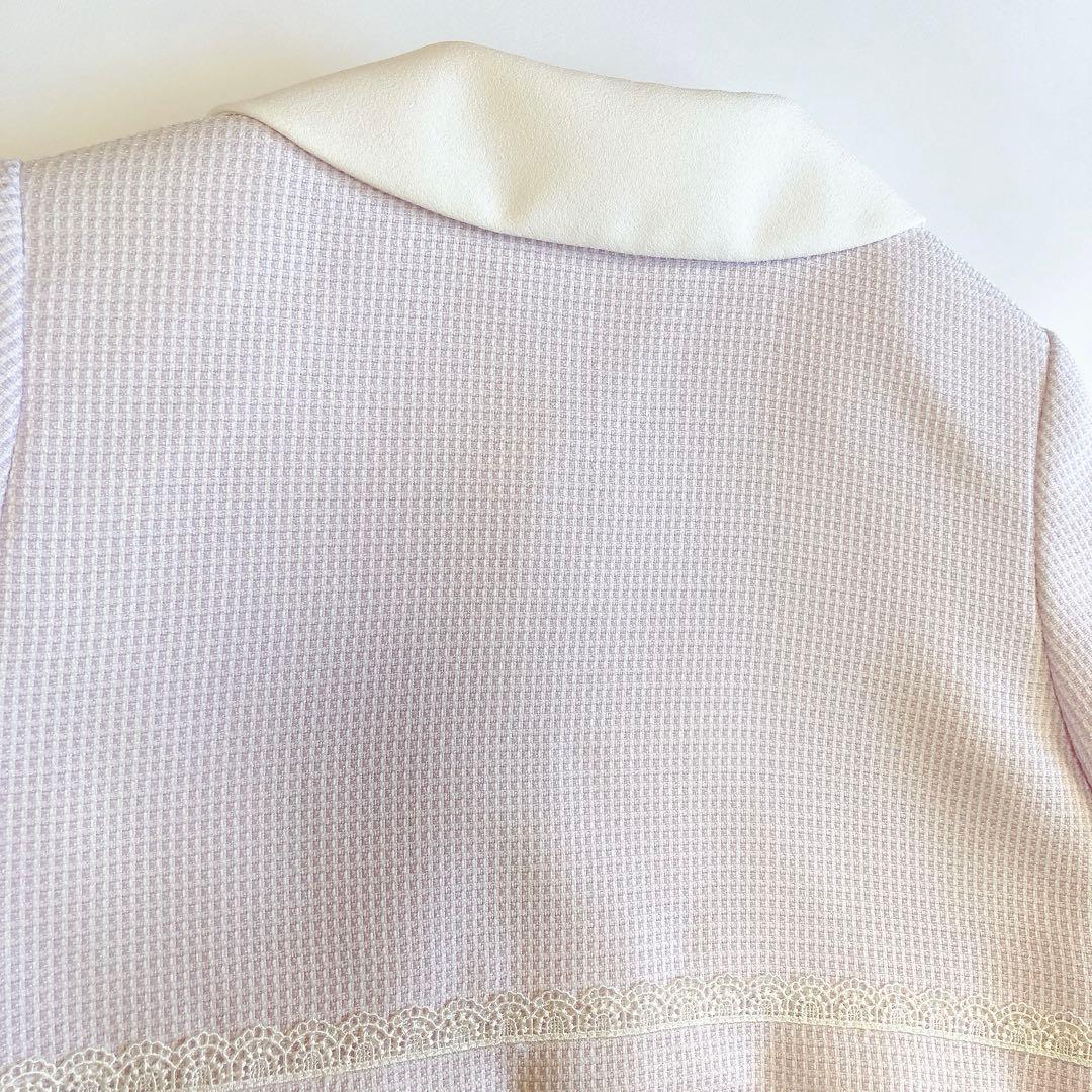 ラベンダー×花柄 115 セレモニー 入学 卒園 発表会 フォーマル