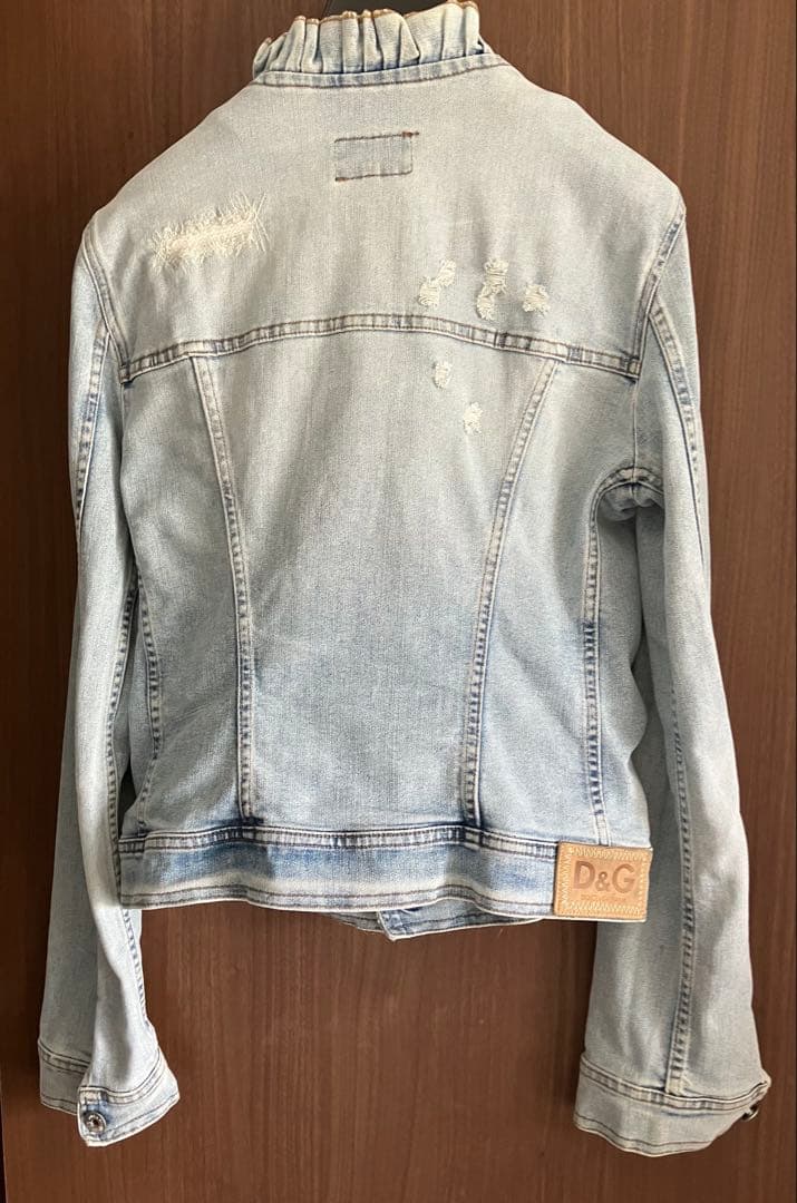 【お値下げ】D&G デニムジャケット レディース ヴィンテージ風
