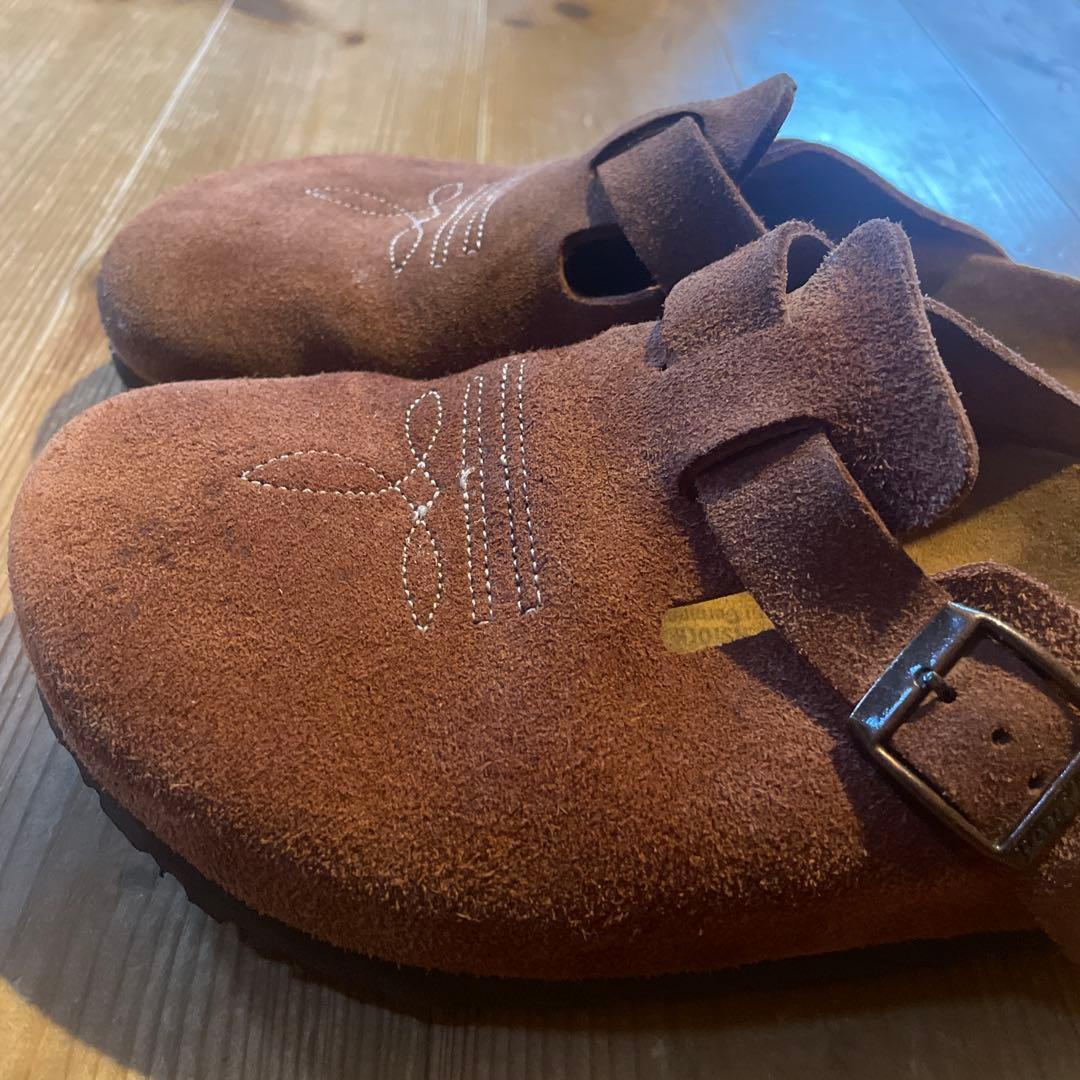 BIRKENSTOCK Boston ネイティブ刺繍40 (26cm) パピリオ