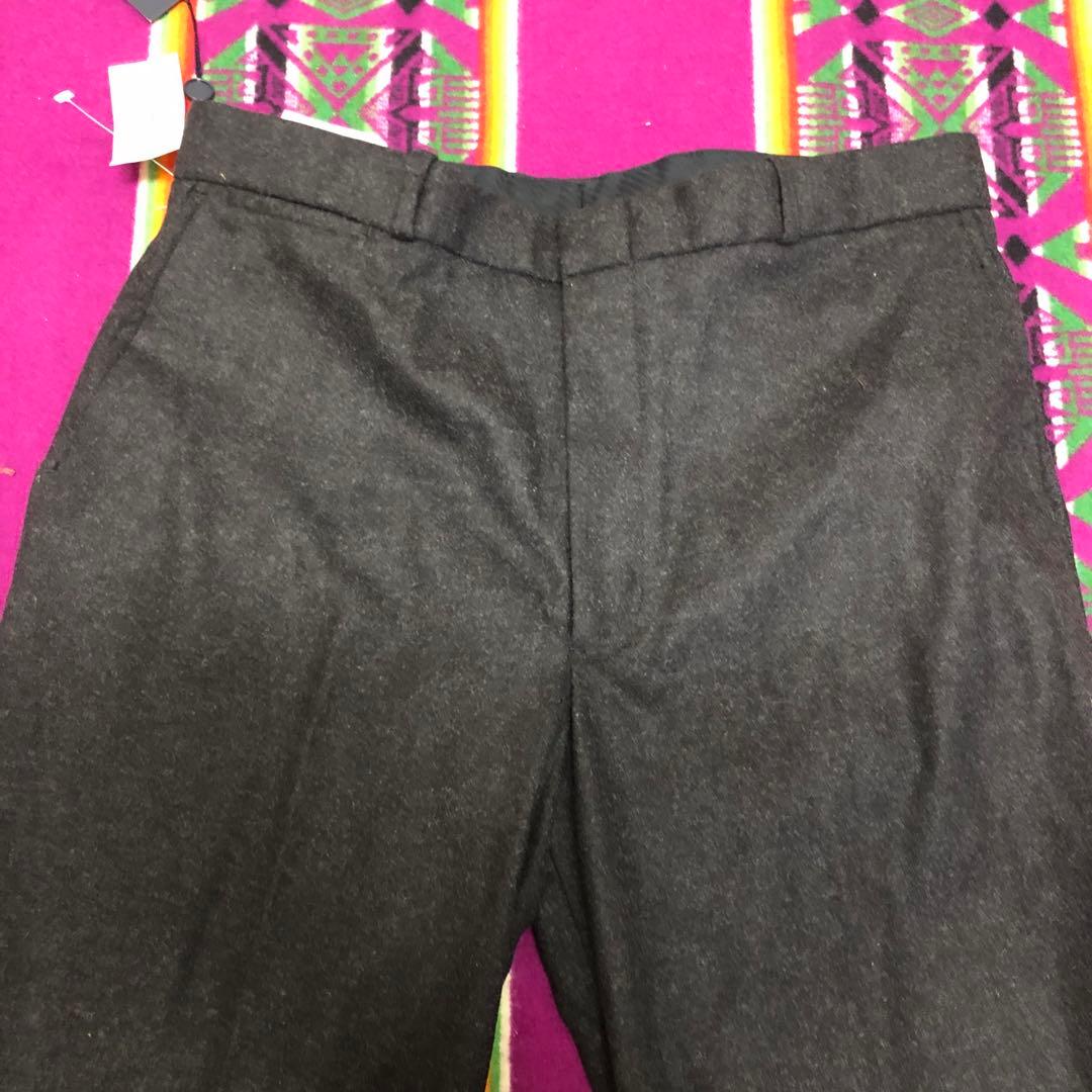 新品タグ付きポロラルフローレンウールパンツチャコールグレー36 /30