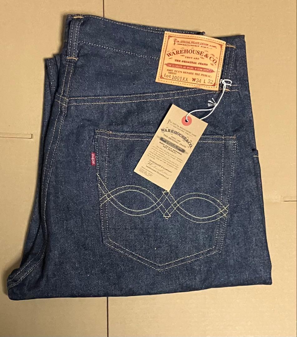 【新品未使用】Warehouse DSB 1001XX 1953 W34