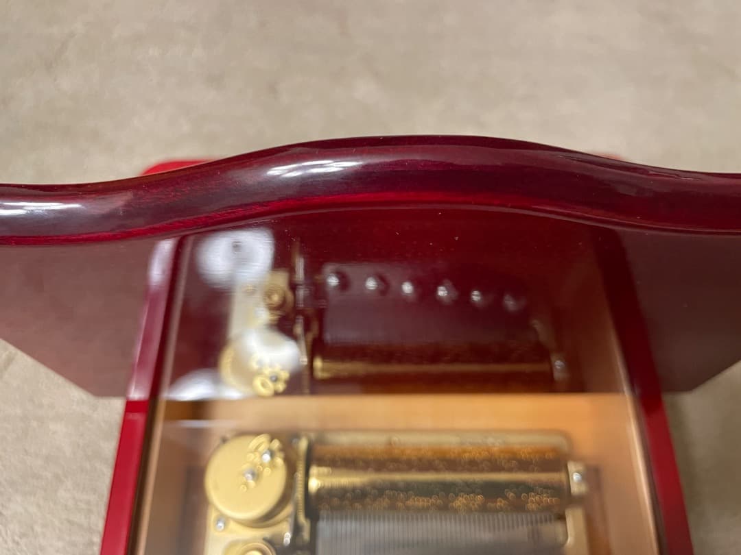 Sankyo オルフェウス ORPHEUS オルゴール 50弁 象嵌 中古 美品