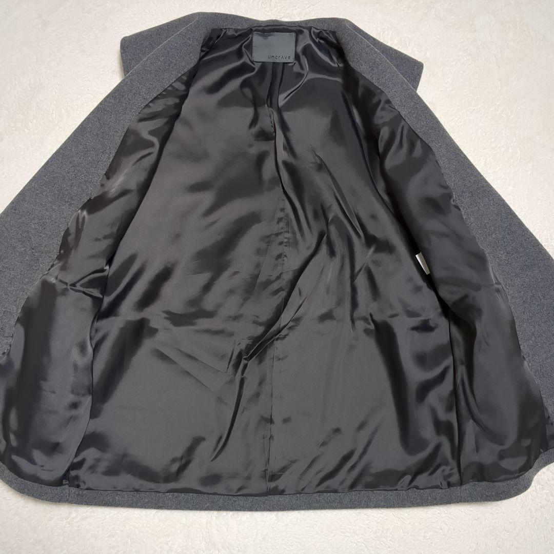 極美品✨アンクレイヴ　撥水プルーフメルトン　ビッグカラーコート　オンワード樫山