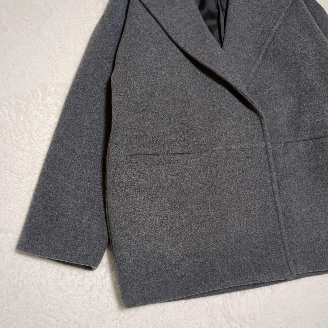 極美品✨アンクレイヴ　撥水プルーフメルトン　ビッグカラーコート　オンワード樫山