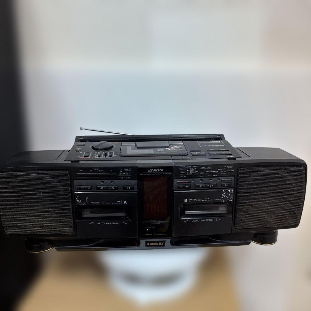 バブルラジカセ■Victor【G-HORN EX　RC-X90】 ジャンク