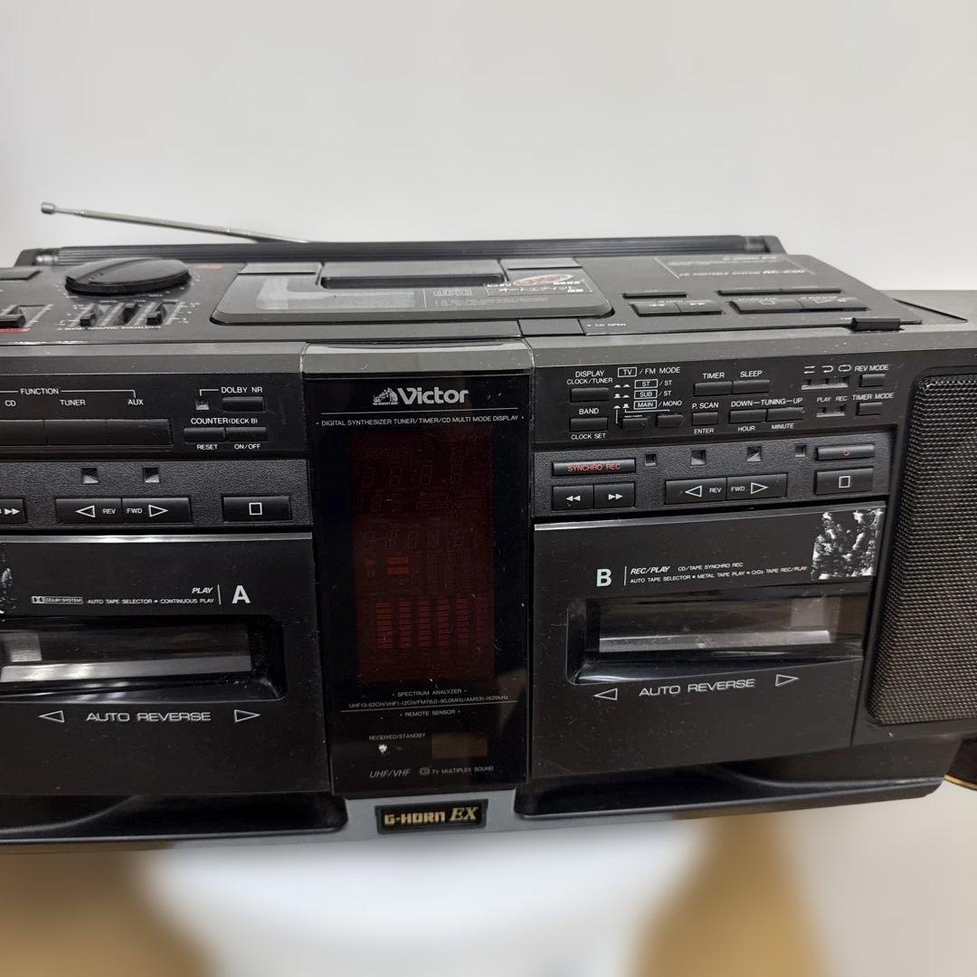 バブルラジカセ■Victor【G-HORN EX　RC-X90】 ジャンク