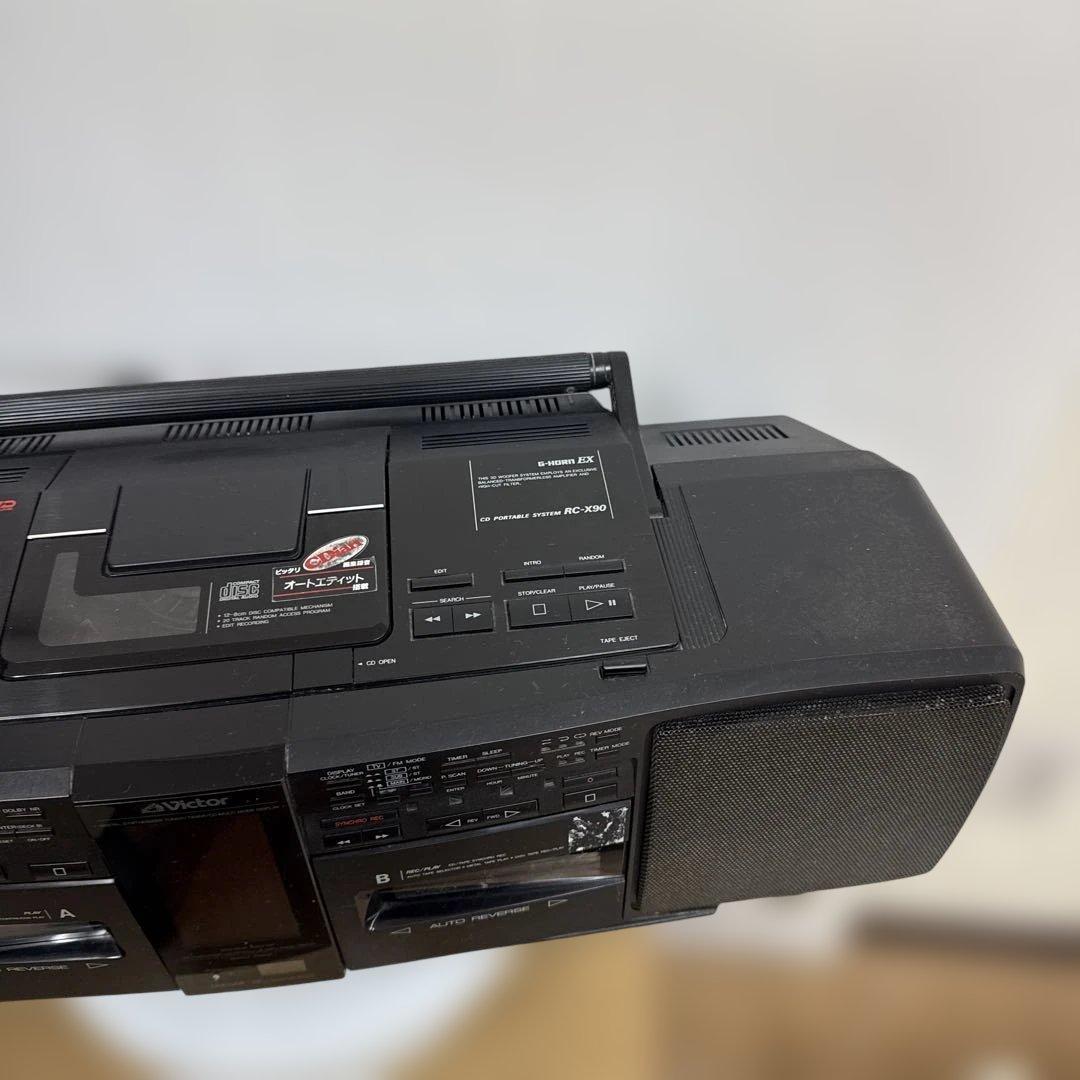 バブルラジカセ■Victor【G-HORN EX　RC-X90】 ジャンク