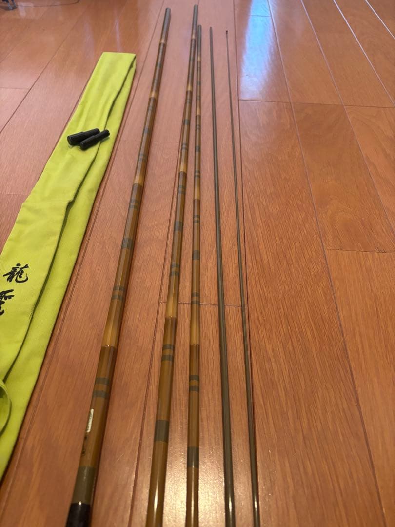 初代龍聖15 ヘラブナ竿 5本組 専用ケース付き